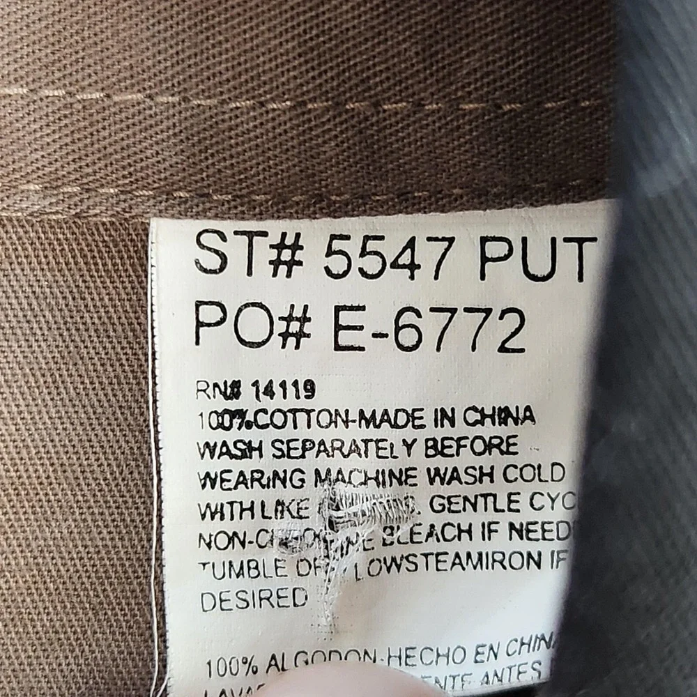 Cumberland Outfitters Shirt Mens Large Brown Colorblock Button Down Western - Picture 4 of 9